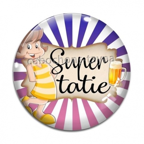 Cabochon Verre - super tatie