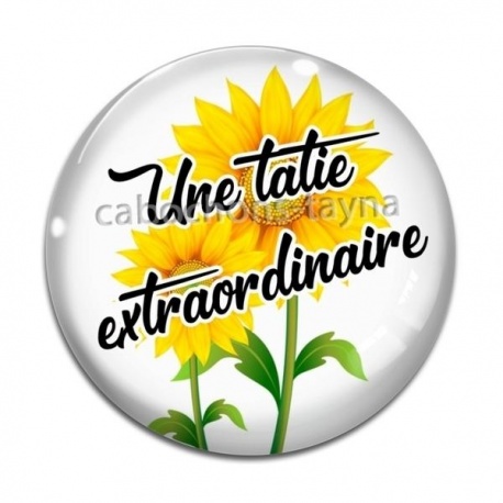 Cabochon Verre - une tatie extraordinaire