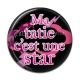 Cabochon Résine - ma tatie c'est une star