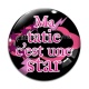 Cabochon Verre - ma tatie c'est une star