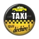 Cabochon Résine - taxi qui déchire