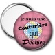 Miroir de poche - je suis une couturière qui déchire