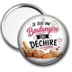 Miroir de poche - je suis une boulangère qui déchire