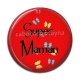 Cabochon Résine - super maman