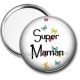 Miroir de poche - super maman