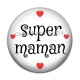 Cabochon Résine - super maman