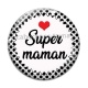 Cabochon Verre - super maman