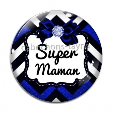 Cabochon Verre - super maman