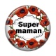 Cabochon Résine - super maman
