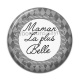 Cabochon Résine - maman la plus belle