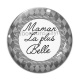 Cabochon Verre - maman la plus belle