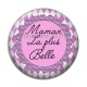 Cabochon Résine - maman la plus belle