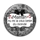 Cabochon Résine - maman tu es la plus belle du monde