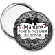 Miroir de poche - maman tu es la plus belle du monde