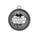 Pendentif Cabochon Argent - maman tu es la plus belle du monde