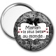 Miroir de poche - maman la plus belle du monde