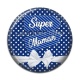 Cabochon Résine - super maman