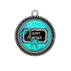 Pendentif Cabochon Argent - super maman