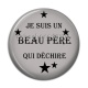 Cabochon Résine - je suis un beau père qui déchire