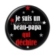 Cabochon Résine - je suis un beau papa qui déchire