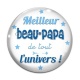 Cabochon Verre - meilleur beau papa de tout l'univers