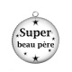 Pendentif Cabochon Argent - super beau paère