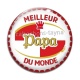 Cabochon Verre - meilleur papa du monde