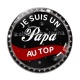 Cabochon Verre - je suis un papa au top