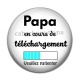 Cabochon Résine - papa en cours de téléchargement
