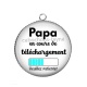 Pendentif Cabochon Argent - papa en cours de téléchargement