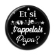 Cabochon Résine - et si je t'appelais papa