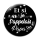 Cabochon Verre - et si je t'appelais papa