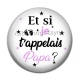 Cabochon Résine - et si je t'appelais papa