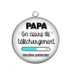 Pendentif Cabochon Argent - papa en cours de téléchargement