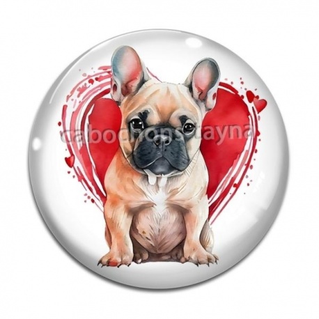Cabochon Verre - chien