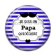 Cabochon Résine - papa qui déchire