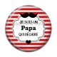 Cabochon Résine - papa qui déchire