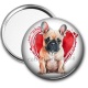 Miroir de poche - chien