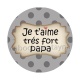 je t'aime très fort papa