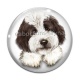 Cabochon Verre - chien