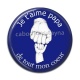 Cabochon Résine - je t'aime papa de tout mon coeur