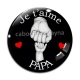 Cabochon Verre - je t'aime papa