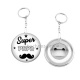 Porte clés décapsuleur - super papa