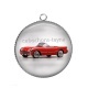 Pendentif Cabochon Argent - voiture