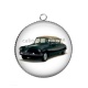 Pendentif Cabochon Argent - voiture