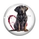 Cabochon Verre - chien