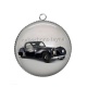 Pendentif Cabochon Argent - voiture