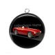 Pendentif Cabochon Argent - voiture