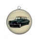 Pendentif Cabochon Argent - voiture