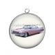 Pendentif Cabochon Argent - voiture